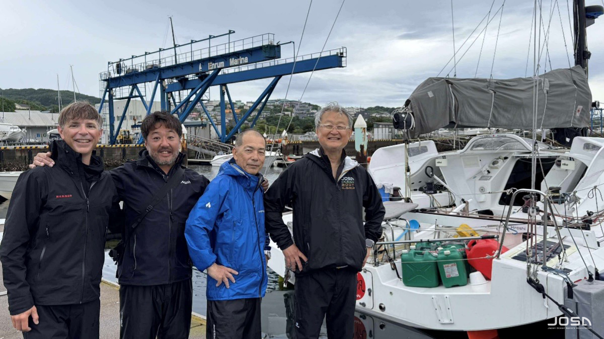 OBC参加メンバーで記念撮影（左からDavid氏、堤氏、筆者、北田氏）